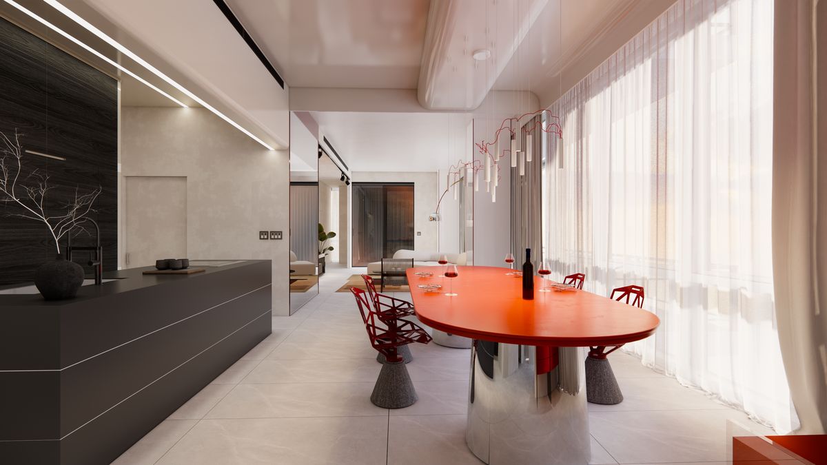 Modern Luxury House Tour in Singapore | Wallich Residence (B) | Dining ...